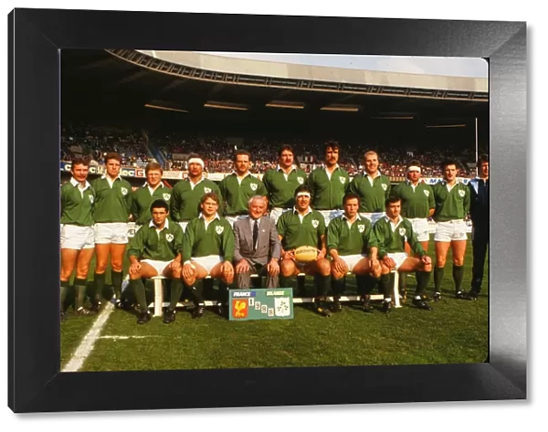 The Ireland team that faced France in the 1988 Five Nations