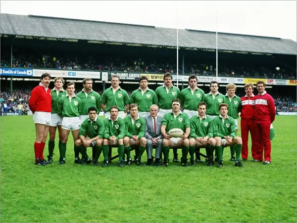 The Ireland team that faced England in the 1988 Five Nations