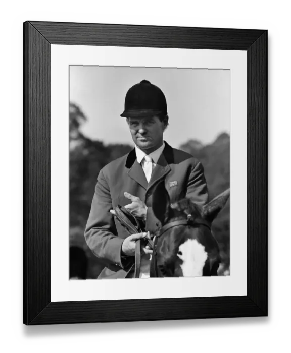 Framed Print : Harvey Smith - 1972 Olympic Trials - Hickstead Framed Print : Harvey Smith - 1972 Olympic Trials - Hickstead