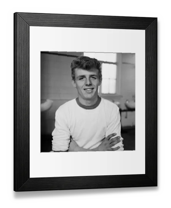 Framed Print : Eamonn Dunphy - Manchester United Framed Print : Eamonn Dunphy - Manchester United