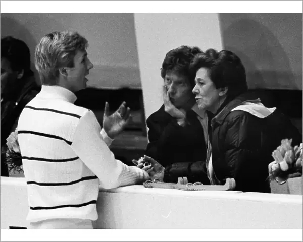 Michael Crawford, Betty Callaway and Christopher Dean - 1983 World Figure Skating Championships