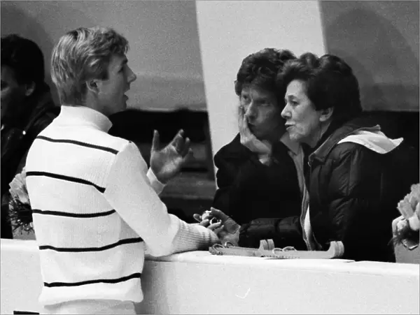 Michael Crawford, Betty Callaway and Christopher Dean - 1983 World Figure Skating Championships