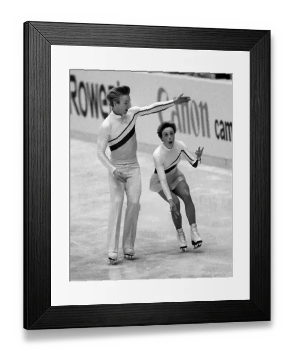 Framed Print : Torvill and Dean - 1983 World Figure Skating Championships Framed Print : Torvill and Dean - 1983 World Figure Skating Championships