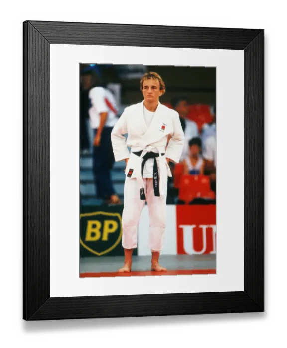 Framed Print : Karen Briggs - 1990 Auckland Commonwealth Games - Judo Framed Print : Karen Briggs - 1990 Auckland Commonwealth Games - Judo