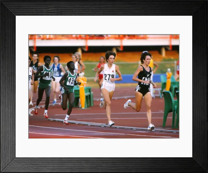 Framed Print : 1982 Brisbane Commonwealth Games - Womens 3000m Framed Print : 1982 Brisbane Commonwealth Games - Womens 3000m