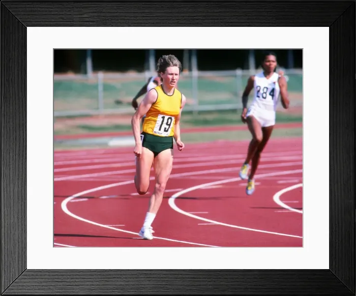 Framed Print : 1982 Brisbane Commonwealth Games - Womens 400m Framed Print : 1982 Brisbane Commonwealth Games - Womens 400m