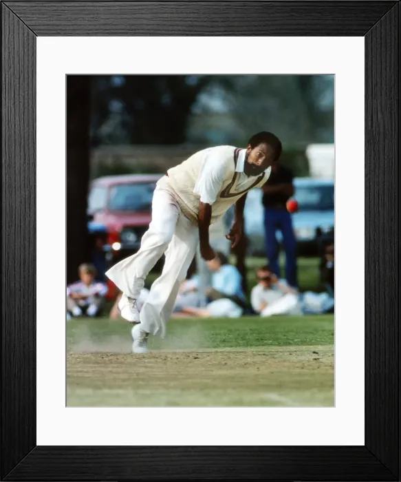 Framed Print : Andy Roberts - West Indies