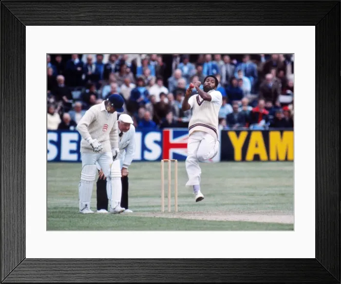 Framed Print : Andy Roberts - West Indies