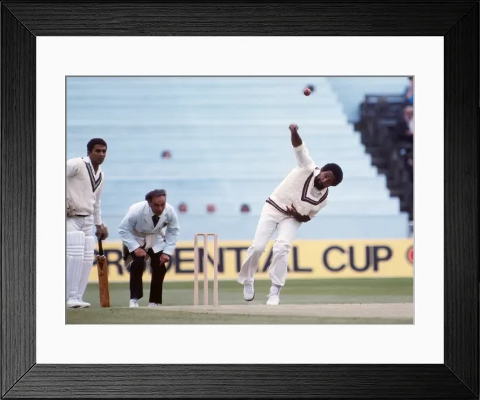 Framed Print : Andy Roberts - 1979 Cricket World Cup Framed Print : Andy Roberts - 1979 Cricket World Cup