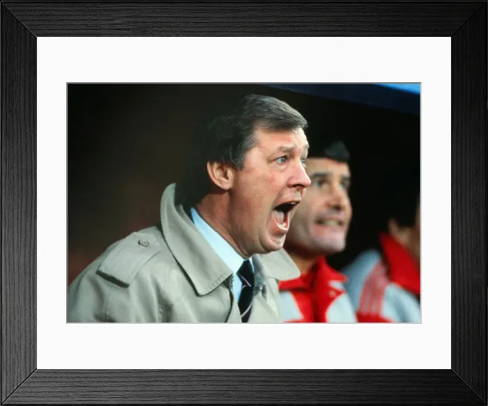 Framed Print : Alex Ferguson - Manchester United manager Framed Print : Alex Ferguson - Manchester United manager