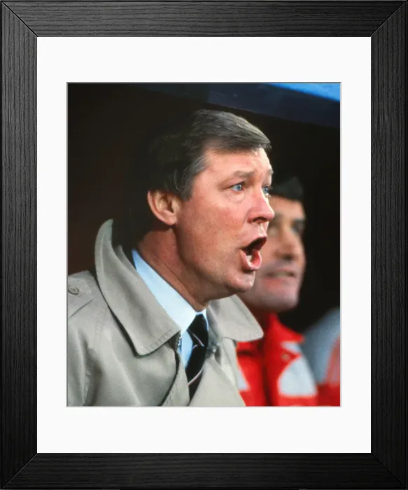 Framed Print : Alex Ferguson - Manchester United manager Framed Print : Alex Ferguson - Manchester United manager