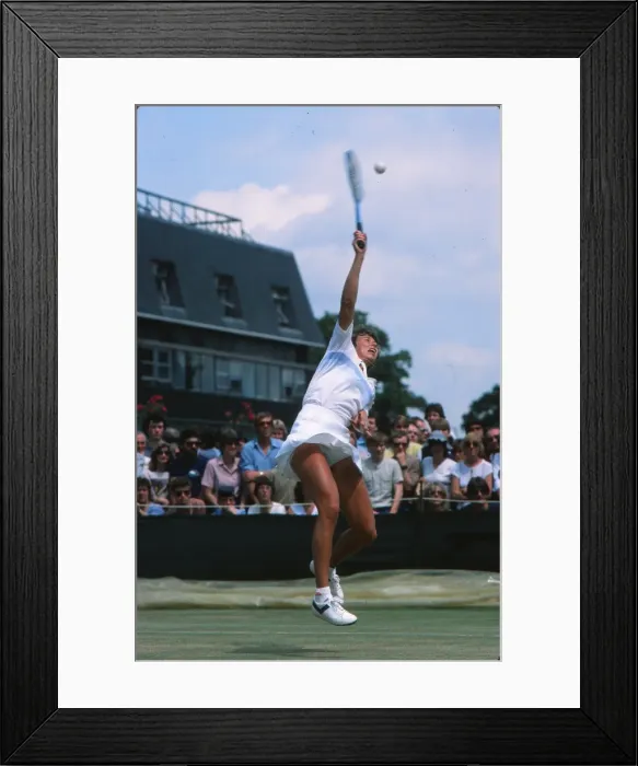 Framed Print : Jo Durie - 1984 Wimbledon Championships Framed Print : Jo Durie - 1984 Wimbledon Championships