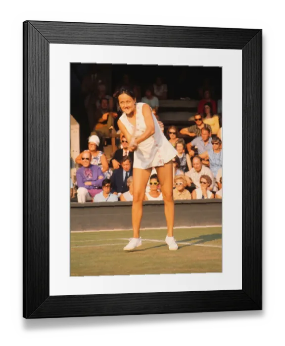 Framed Print : Peaches Bartkowicz - 1970 Wightman Cup