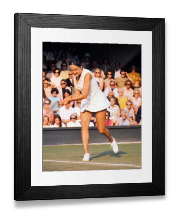 Framed Print : Peaches Bartkowicz - 1970 Wightman Cup