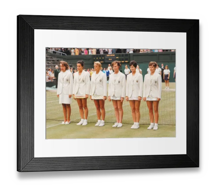 Framed Print : 1970 Wightman Cup Framed Print : 1970 Wightman Cup