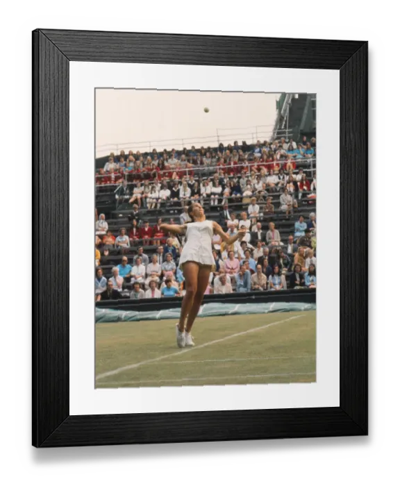 Framed Print : Mary Ann Curtis - 1970 Wightman Cup Framed Print : Mary Ann Curtis - 1970 Wightman Cup