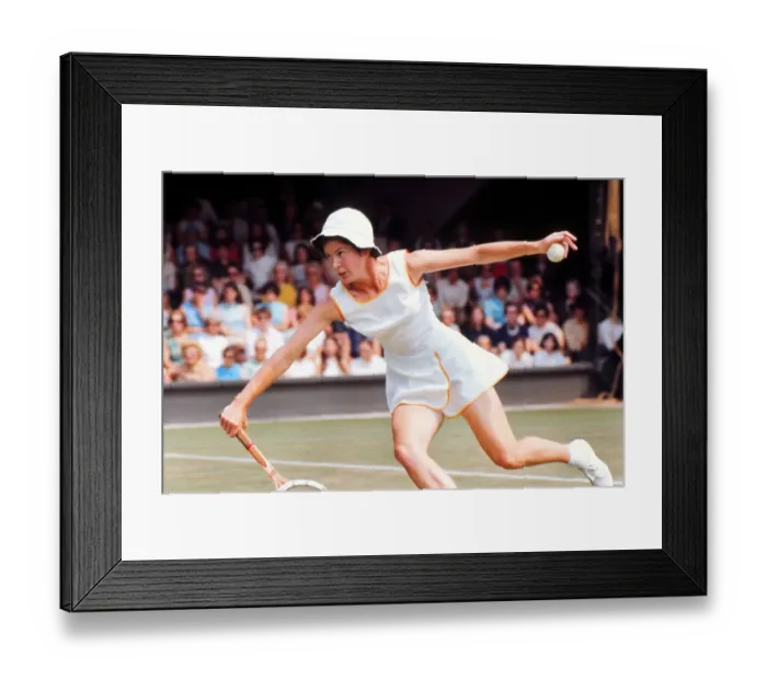 Framed Print : Joyce Williams - 1970 Wightman Cup Framed Print : Joyce Williams - 1970 Wightman Cup