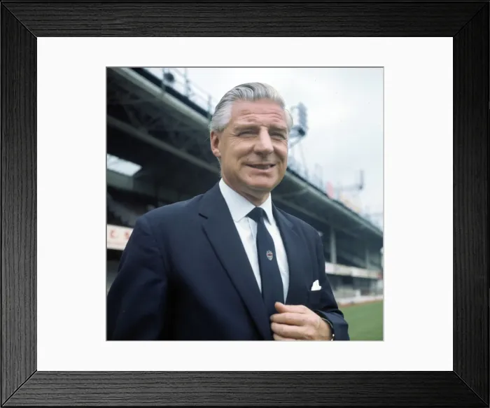 Framed Print : Ted Bates - Southampton Manager Framed Print : Ted Bates - Southampton Manager
