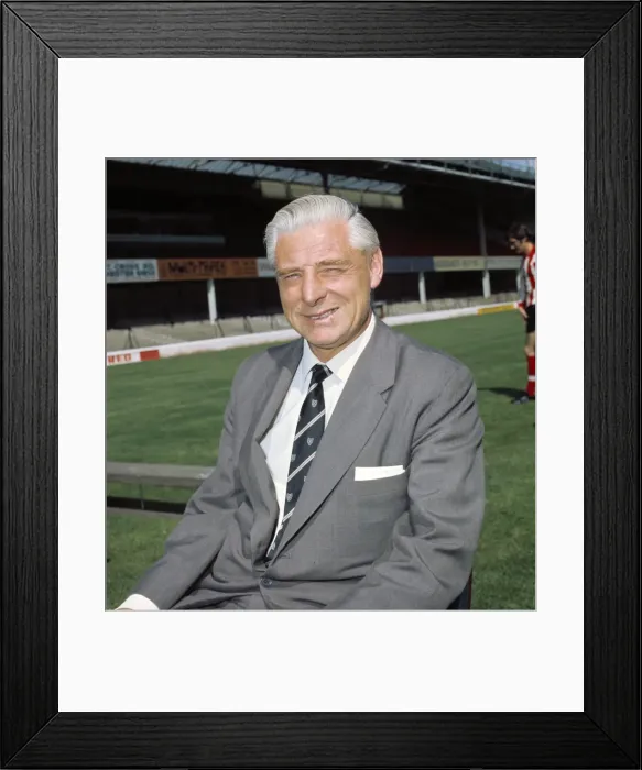 Framed Print : Ted Bates - Southampton Manager Framed Print : Ted Bates - Southampton Manager