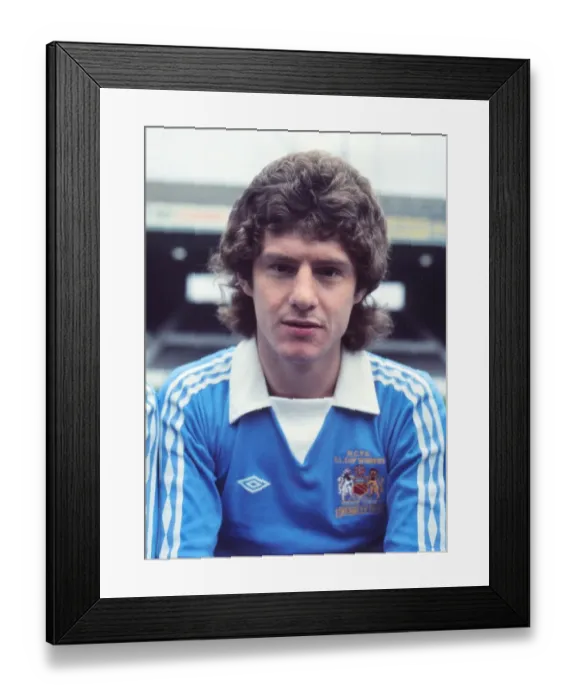 Framed Print : Brian Kidd - Manchester City Framed Print : Brian Kidd - Manchester City