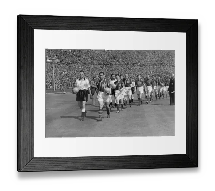 Framed Print : 1956 FA Cup Final: Man City 3 Birmingham 1 Framed Print : 1956 FA Cup Final: Man City 3 Birmingham 1