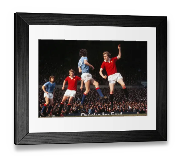 Framed Print : Uniteds Gerry Daly and Brian Greenhoff Framed Print : Uniteds Gerry Daly and Brian Greenhoff