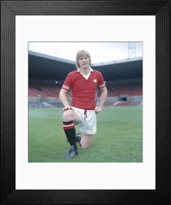 Framed Print : Brian Greenhoff - Manchester United Framed Print : Brian Greenhoff - Manchester United