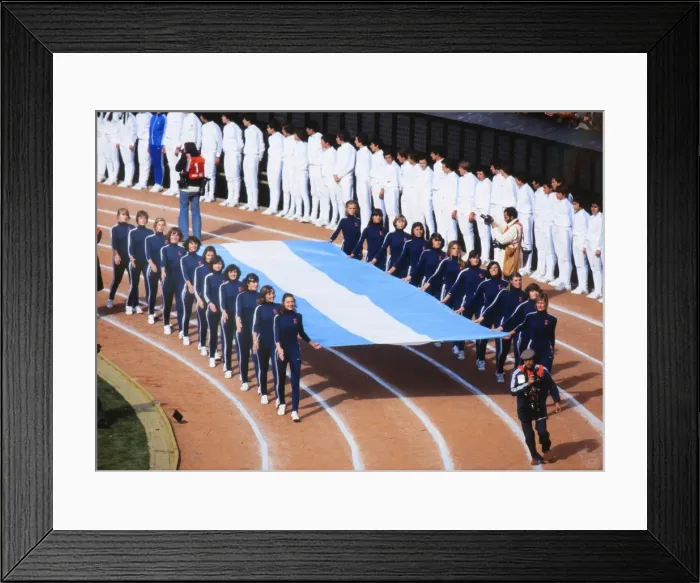 Framed Print : Opening Ceremony - 1978 World Cup Framed Print : Opening Ceremony - 1978 World Cup