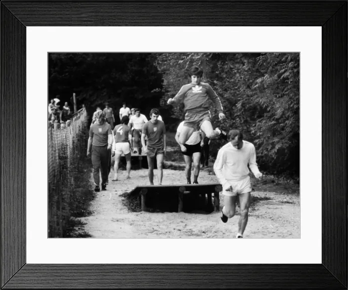 Framed Print : Poland training - 1974 World Cup Framed Print : Poland training - 1974 World Cup