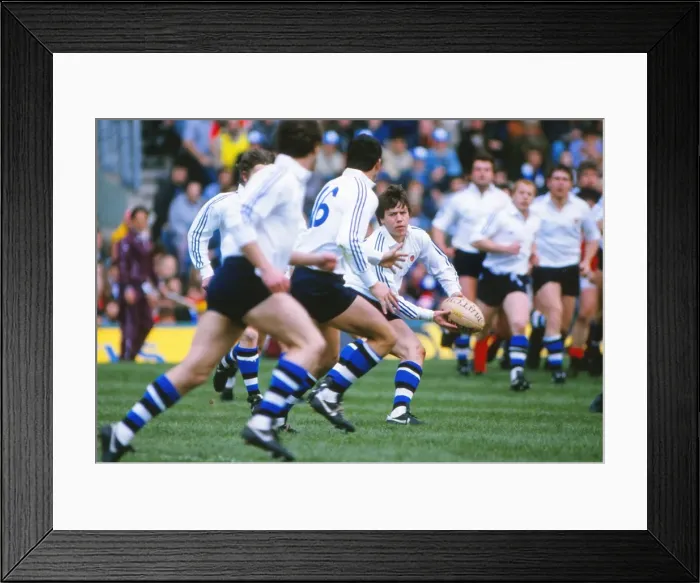 Framed Print : Baths Simon Halliday - 1985 John Player Special Cup Final Framed Print : Baths Simon Halliday - 1985 John Player Special Cup Final