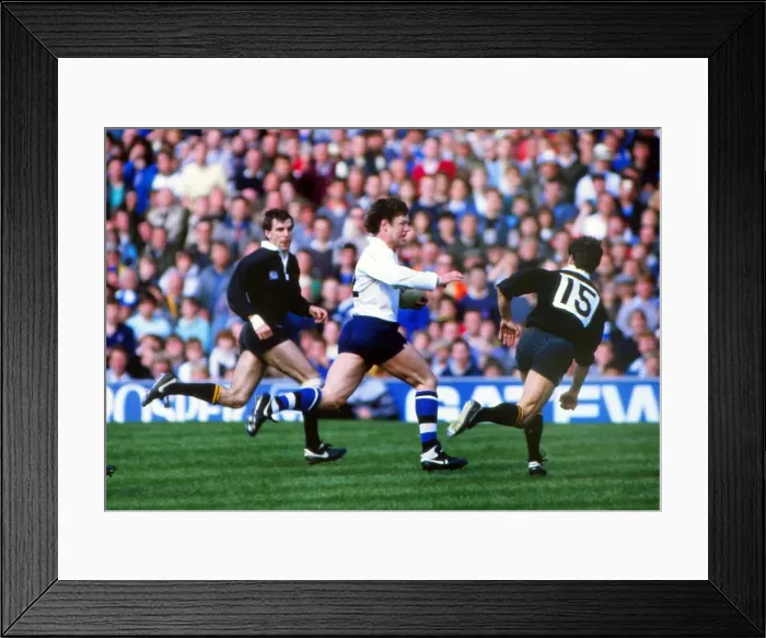 Framed Print : Baths Simon Halliday - 1987 John Player Special Cup Final Framed Print : Baths Simon Halliday - 1987 John Player Special Cup Final