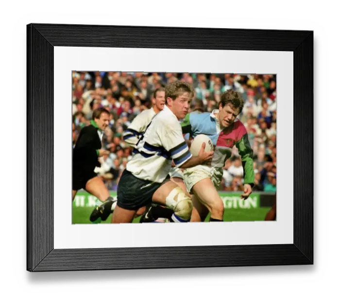 Framed Print : Pilkington Cup Final: Bath 15 Quins 12