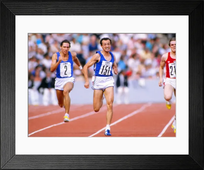 Framed Print : Pietro Mennea - 1983 U-Bix Copiers Meeting Framed Print : Pietro Mennea - 1983 U-Bix Copiers Meeting