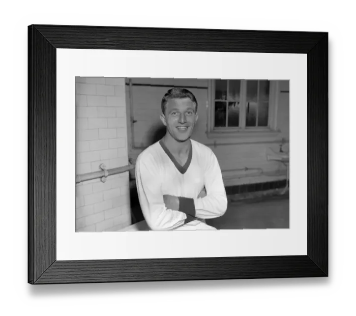 Framed Print : David Herd - Manchester United Framed Print : David Herd - Manchester United