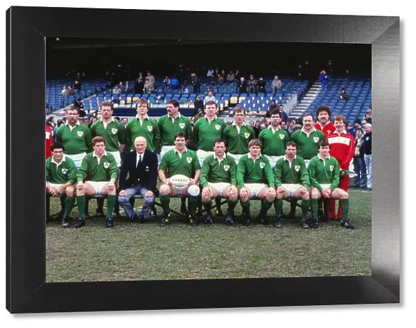 The Ireland team that faced France in the 1987 Five Nations