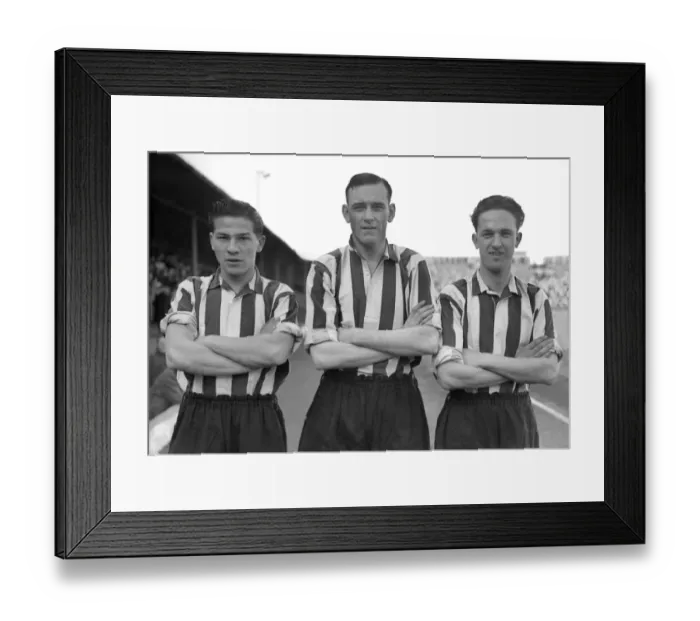 Framed Print : Ted Robledo, Matthew McNeil, Terence Stoddart - Newcastle United Framed Print : Ted Robledo, Matthew McNeil, Terence Stoddart - Newcastle United