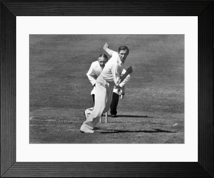 Framed Print : Leslie Jackson - Derbyshire C. C. C Framed Print : Leslie Jackson - Derbyshire C. C. C