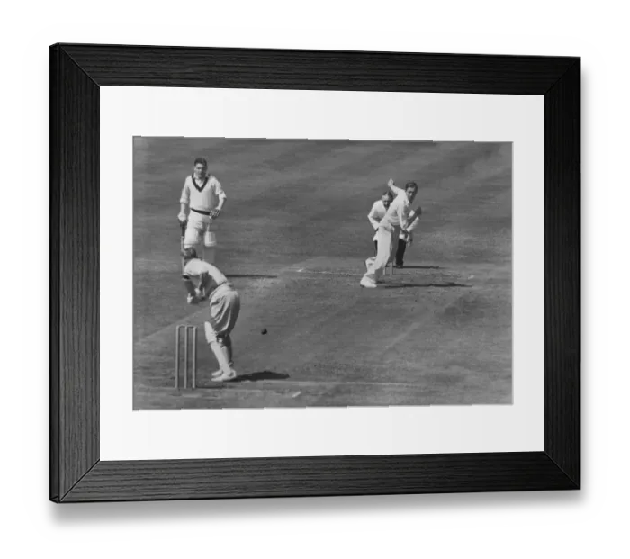 Framed Print : Leslie Jackson - Derbyshire C. C. C Framed Print : Leslie Jackson - Derbyshire C. C. C