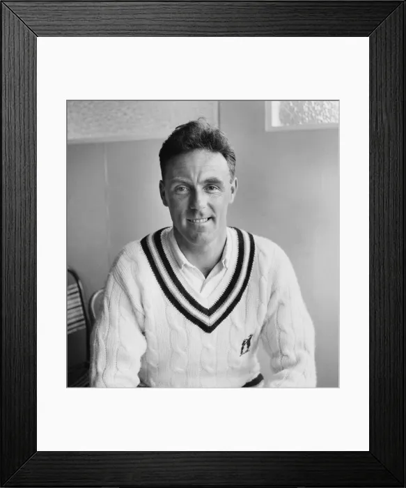 Framed Print : Jack Bannister - Warwickshire C. C. C Framed Print : Jack Bannister - Warwickshire C. C. C