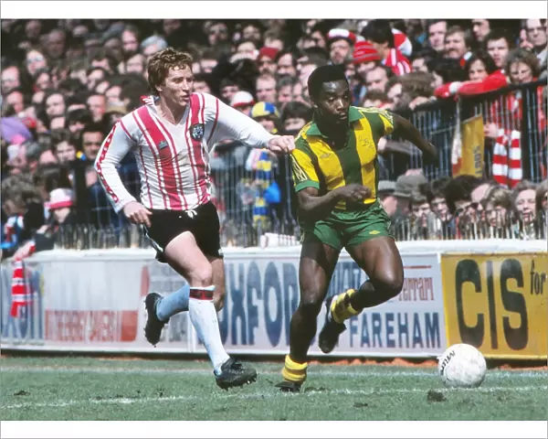 West Broms Laurie Cunningham and Southamptons Alan Ball