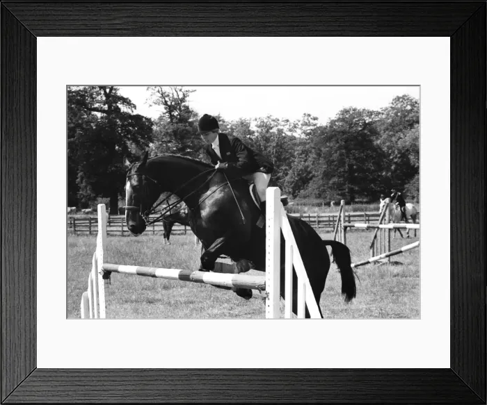 Framed Print : Princess Anne - 1972 Munich Olympics - 3-Day Eventing Framed Print : Princess Anne - 1972 Munich Olympics - 3-Day Eventing