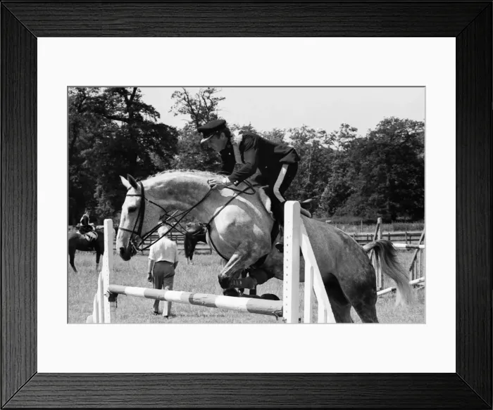 Framed Print : Mark Phillips - 1972 Munich Olympics - 3-Day Eventing Framed Print : Mark Phillips - 1972 Munich Olympics - 3-Day Eventing