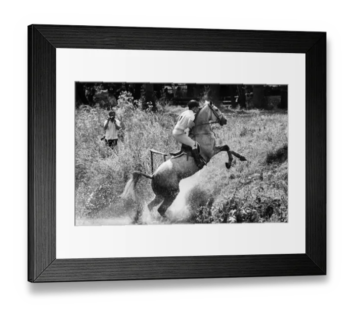 Framed Print : Mark Phillips - 1972 Munich Olympics - 3-Day Eventing Framed Print : Mark Phillips - 1972 Munich Olympics - 3-Day Eventing
