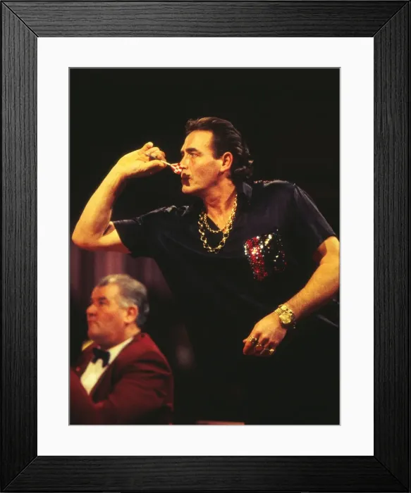 Framed Print : Bobby George - 1993 BDO World Darts Championship Framed Print : Bobby George - 1993 BDO World Darts Championship