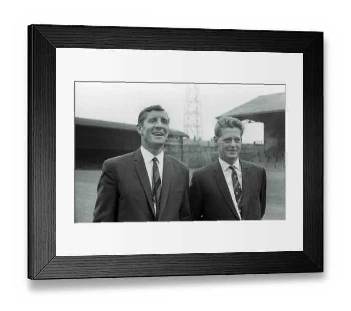 Framed Print : Ian Greaves, Frank Drabble - Huddersfield Town Framed Print : Ian Greaves, Frank Drabble - Huddersfield Town