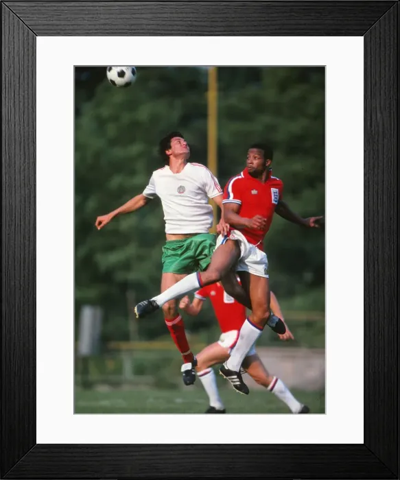 Framed Print : Cyrille Regis - England U21 Framed Print : Cyrille Regis - England U21