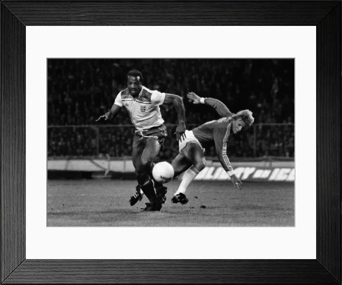 Framed Print : Cyrille Regis - England Framed Print : Cyrille Regis - England