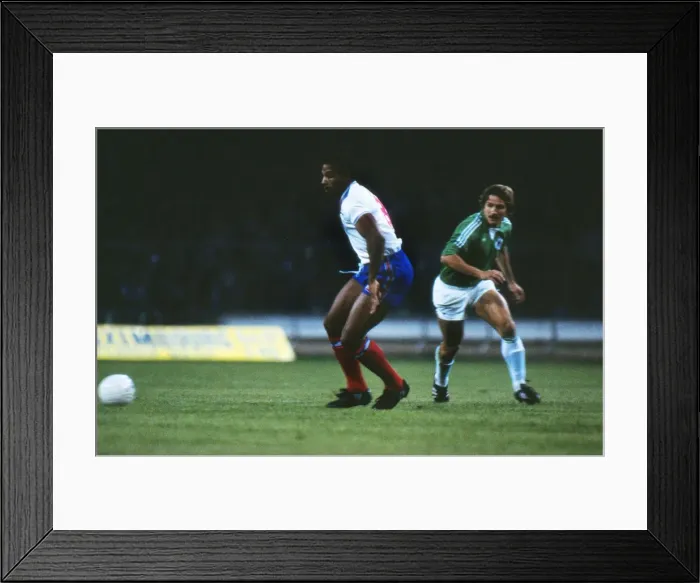 Framed Print : Cyrille Regis - England Framed Print : Cyrille Regis - England