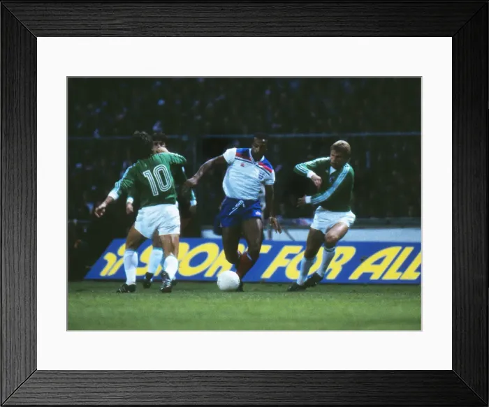 Framed Print : Cyrille Regis - England Framed Print : Cyrille Regis - England