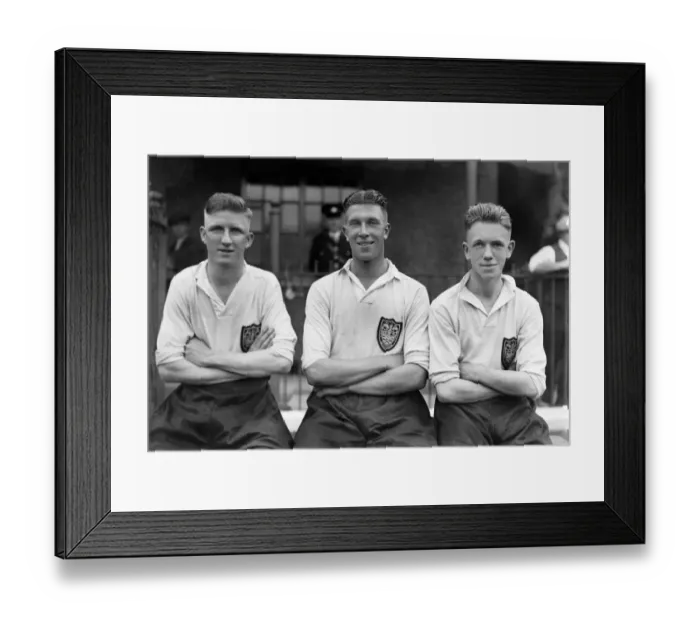 Framed Print : James Hall, Davison, George Eastham - Blackpool